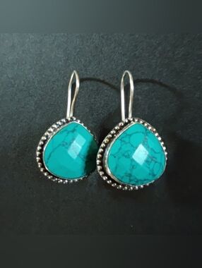TURQUOISE DROP EARRINGS